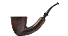 Курительная трубка Astra - Aurora 133-2 - Dublin bent Brown Blast, без фильтра
