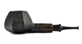 Курительная трубка Astra Nova - Tomato Faceted Black Blast - 155, без фильтра