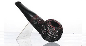 Курительная трубка BPK Bulldog briar pipe 9 mm filter rustic 67-915