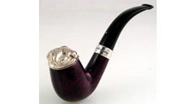 Курительная трубка Dunhill Bulldog Pipe Bruyere/Silver DPZBULLDOGB