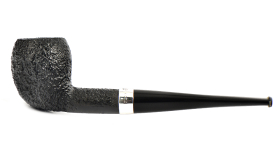 Курительная трубка Peterson - Junior - SandBlast - Silver Mounted - Pear, без фильтра