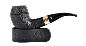 Курительная трубка Peterson Sherlock Holmes Christmas 2021 Sandblast - Deerstalker, без фильтра