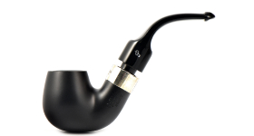 Курительная трубка Peterson De Luxe System Ebony 20s P-Lip, 9 мм