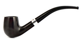 Курительная трубка Peterson - Junior Heritage - Silver Mounted - Bent Billiard, без фильтра