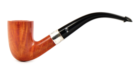 Курительная трубка Peterson Supreme - Smooth 128 Silver Mounted P-Lip, без фильтра