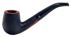 Курительная трубка STANWELL BRUSHED Black Rustico 185