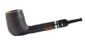 Курительная трубка Stanwell Trio Black Sandblast 98, без фильтра