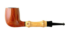 Курительная трубка Tsuge Bamboo Straight Smooth, без фильтра