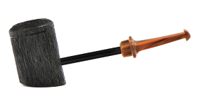 Курительная трубка Volkan Pipe - One Mixed Finishing - 011, без фильтра