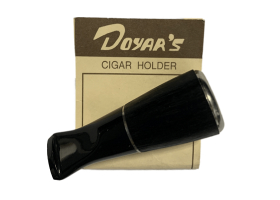 Мундштук для сигар Doyar's разборный, D 1.8 см, эбонит, пластик с имитацией под дерево