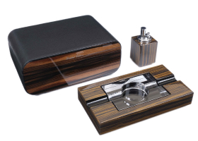 Настольный набор сигарных аксессуаров Gentili SET-SV40-Black