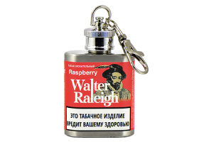 Нюхательный табак Walter Raleigh - Raspberry 10 гр. - металлическая фляга