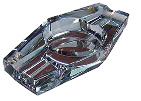 Пепельница Aficionado ASH 2 Hexagon Crystal на 2 сигары