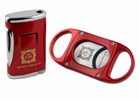 Подарочный комплект Romeo y Julieta Linea de Oro гильотина и зажигалка Xikar