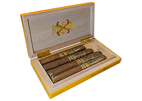 Подарочный набор сигар Arturo Fuente FFOX Fuente Fuente Opus X Story 4 Set Cigars Yellow