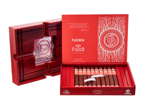 Подарочный набор сигар Plasencia Alma del Fuego Flama Panatela с пепельницой
