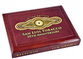 Подарочный набор сигар Perdomo LE San Luis Tobacco 20th Anniversary Sun Grown Belicoso