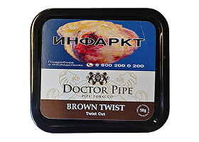 Трубочный табак Doctor Pipe Twist Brown Twist Cut 50 гр.