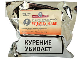 Трубочный табак Samuel Gawith St James Flake 100гр.