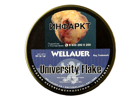 Трубочный табак Wellauer - University Flake (50 гр)