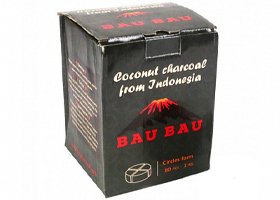 Уголь для кальяна BAU BAU KALOUD (25mm) - 1KG - 80 BRICKS