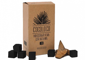 Уголь для кальяна COCOLOCO (22mm) - 1KG - 96 BRICKS