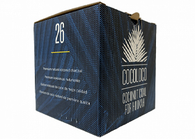 Уголь для кальяна COCOLOCO (26mm) - 1KG - 64 BRICKS