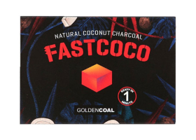 Уголь для кальяна Fastcoco 26мм, 6шт.