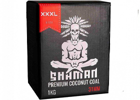 Уголь для кальяна SHAMAN (31mm) - 1KG - 36 BRICKS