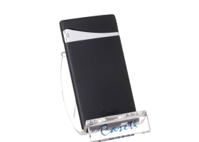 Зажигалка Caseti, турбо, плоское пламя, супертонкая, черная CA500-2