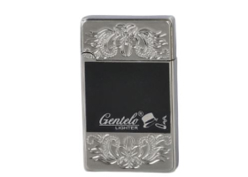 Зажигалка Gentelo Silver-Black 4-2441
