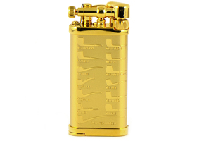 Зажигалка трубочная Im Corona - 64-5415 - Old Boy Gold Plated Pipe Design