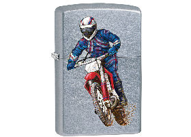 Зажигалка Zippo Z207 DIRT BIKE 2 Street Chrome™