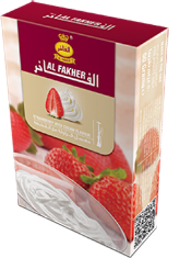 Кальянный табак Al Fakher - Strawberry with Cream 50 гр.