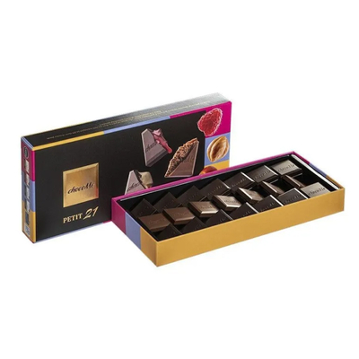 Ассорти мини плиточного шоколада «PETIT» ChocoMe PT21301, 115 гр.