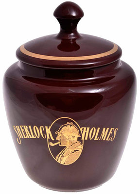 Банка для табака Lubinski «Шерлок Холмс», керамика, большая DSH2M