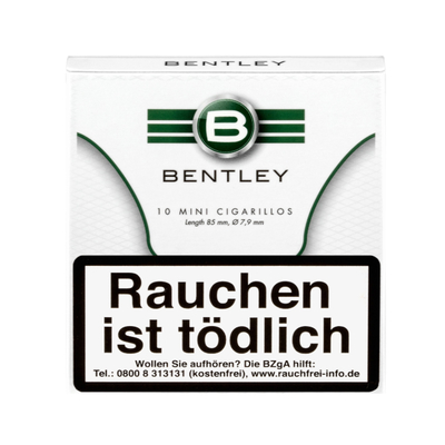 Сигариллы Bentley White Mini 10 Cigarillos