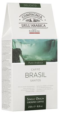 Бразильский Кофе молотый Compagnia Dell'Arabica BRASIL SANTOS