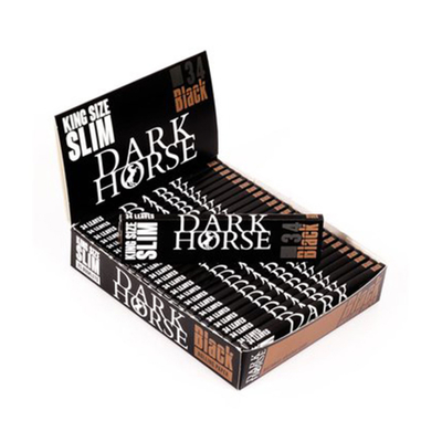 Бумага для самокруток Dark Horse King Size Slim Black