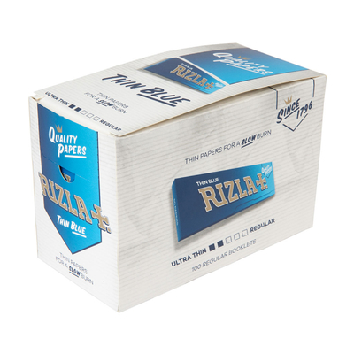 Бумага для самокруток Rizla+ Regular Blue, 50 шт.