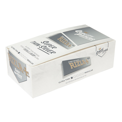 Бумага для самокруток Rizla+ Regular Silver, 50 шт.