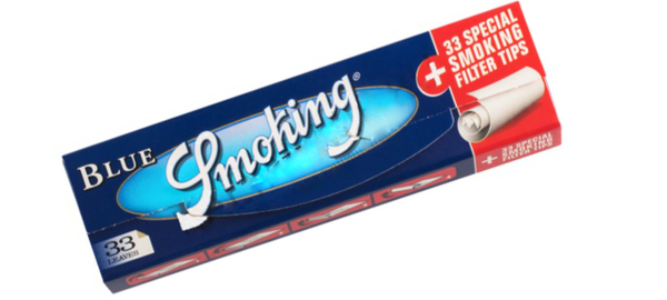 Бумага для самокруток Smoking King Size Blue + Filter Tips