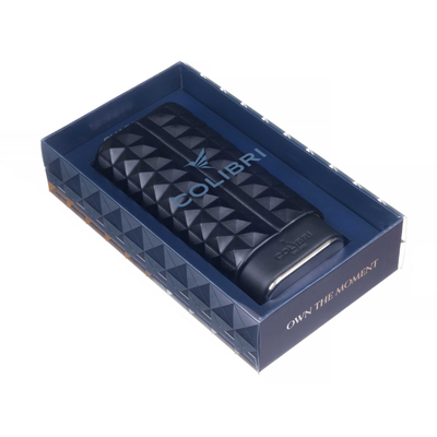 Чехол на 3 сигары Colibri Quasar, черный LC250T1