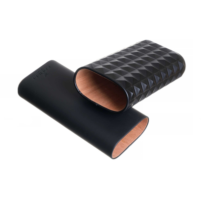 Чехол на 3 сигары Colibri Quasar, черный LC250T1