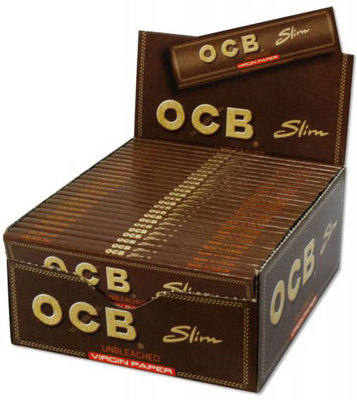 Бумага для самокруток OCB Slim Virgin Unbleached