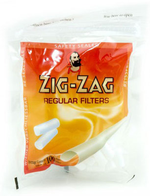 Фильтры для самокруток Zig-Zag Regular 8 мм.
