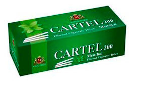 Сигаретные гильзы Cartel Menthol 200 шт.