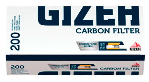 Сигаретные гильзы Gizeh Carbon Filter 200