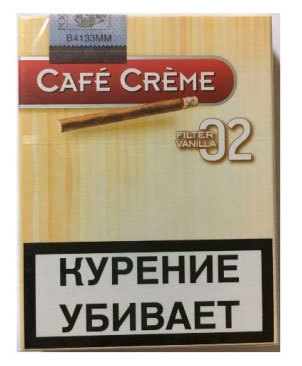 Сигариллы Cafe Creme Filter Vanilla 02