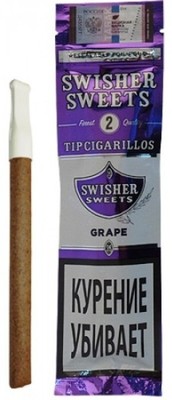 Сигариллы Swisher Sweets Grape Tip (2 шт.)